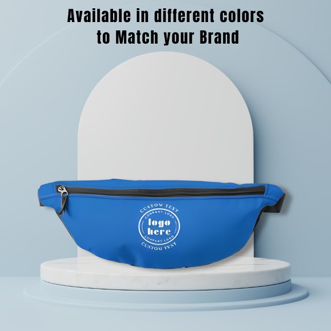 French Blue Company Logo Business Promotional Fanny Pack (Creator Uploaded)