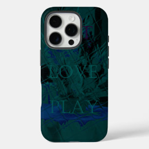 French Blue Flower colors iPhone 16 Pro Case