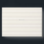 French Blue Monogram Vintage Cream Stripe Wedding Envelope<br><div class="desc">***this design is part of a collection*** _______________________ this design template is fully editable and customizable by you the customer - click personalize further button if you wish to move, add, delete, or make significant changes to the design _______________________ *if you have any DESIGN questions or need more designs or...</div>