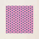 French Blue Polka Dot on Pink Jockey Silks Scarf<br><div class="desc">Classic french blue polka dots on pink scarf or wrap to complement your derby day outfit for a stylish day at the races or a horse racing derby party. This french blue on pink dot pattern is inspired by classic jockey silk prints. You can customize the colors in the design...</div>