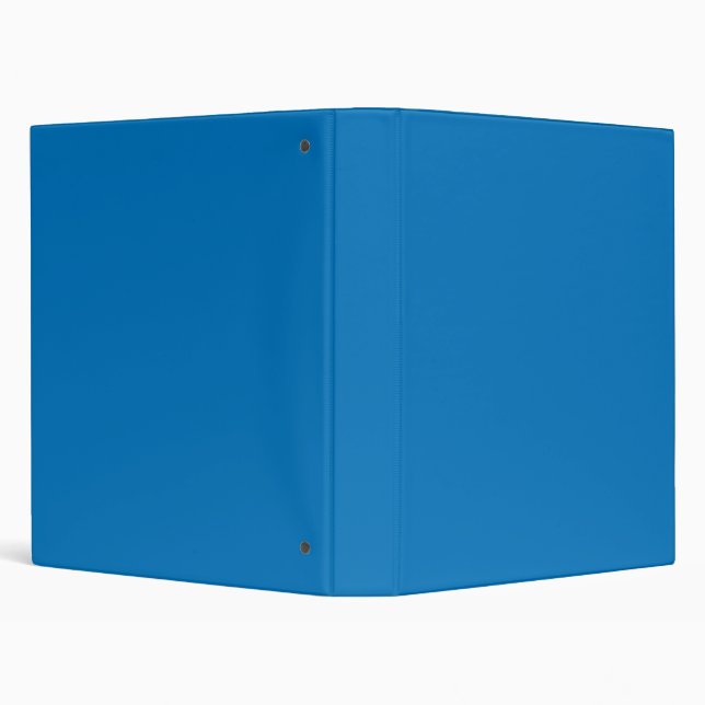 French Blue Solid Color 3 Ring Binder (Background)