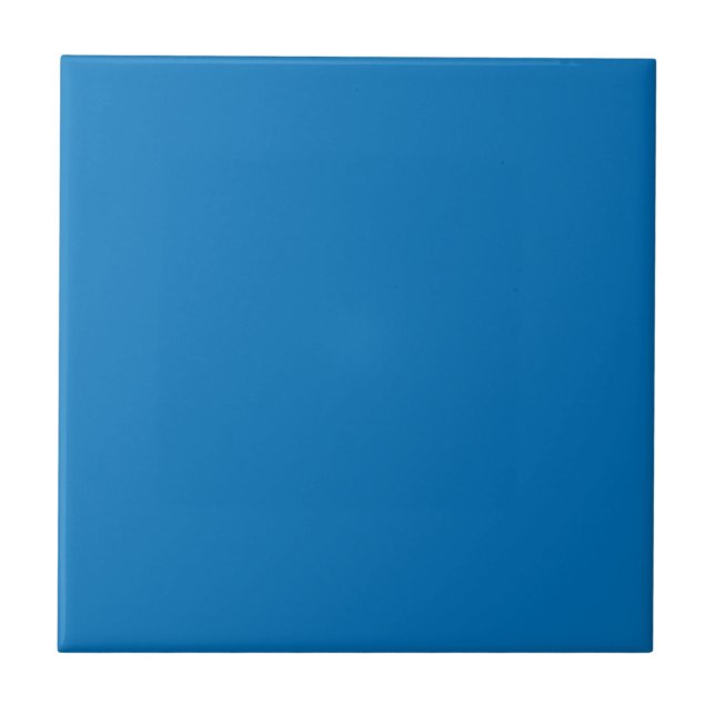 French Blue Solid Color Ceramic Tile (Front)