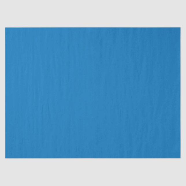 French Blue Solid Color Tissue Paper (Front)