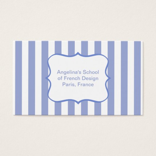 French Blue Stripes (Front)