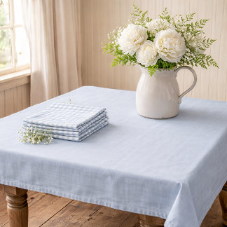 French Blue Tablecloth
