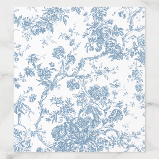 French Blue Toile de Jouy Envelope Liner Zazzle