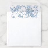 White ink print dainty floral vines printed vellum liner / insert for A7  square flap envelope Envelope Liners by Ivory Invitations