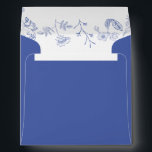 French Blue & White Victorian Floral Bridal Shower Envelope<br><div class="desc">Welcome to the enchanting world of our gorgeous French Blue & White Victorian Floral Bridal Shower Envelope! This unique envelope will make the perfect finishing touch to your bridal shower stationery. The sweet and memorable designs, featuring classic hand-drawn blue Victorian florals of garden flowers, exude an undeniable charm that will...</div>