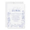 French Blue & White Victorian Floral Bridal Shower