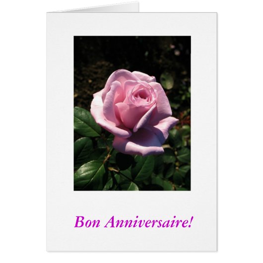French-Bon Anniversaire Cards (Front)