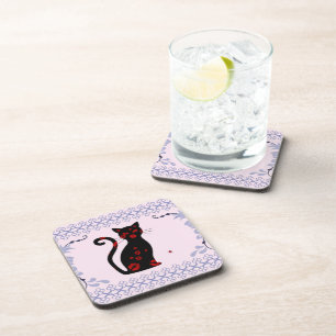 French:Bonne Soiree Beverage Coaster
