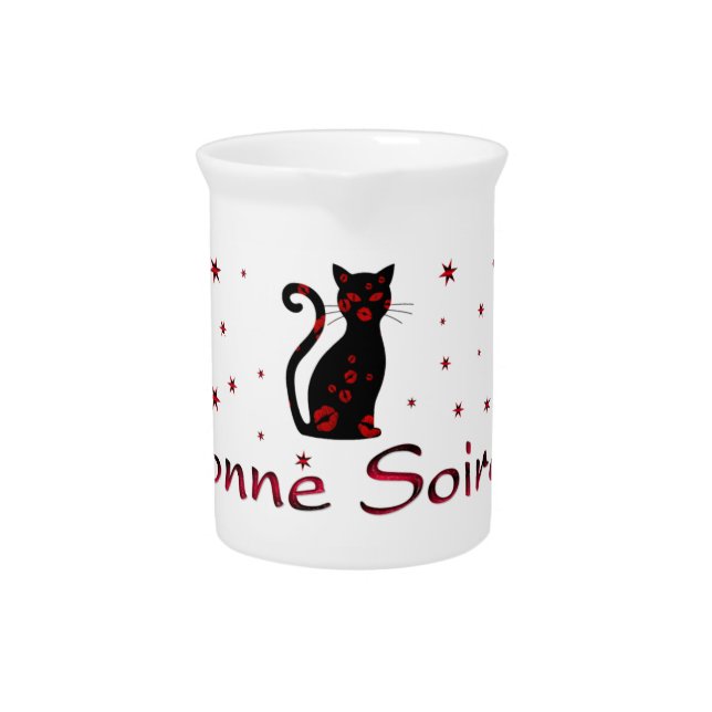 French:Bonne Soiree Beverage Pitcher (Front)