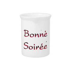 French:Bonne Soiree Beverage Pitcher