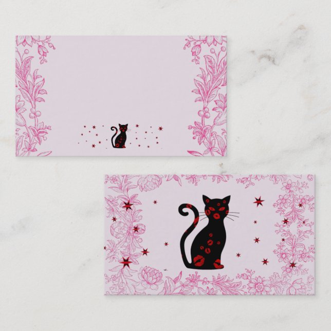 French:Bonne Soiree Business Card (Front/Back)