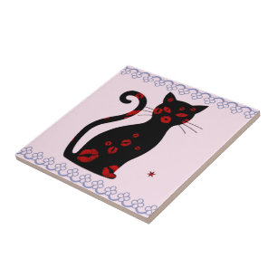 French:Bonne Soiree Ceramic Tile