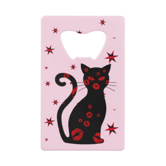 French:Bonne Soiree Credit Card Bottle Opener (Front)