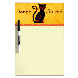 French:Bonne Soiree Dry Erase Board