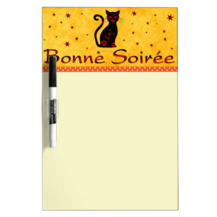 French:Bonne Soiree Dry Erase Board