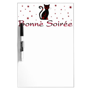 French:Bonne Soiree Dry Erase Board
