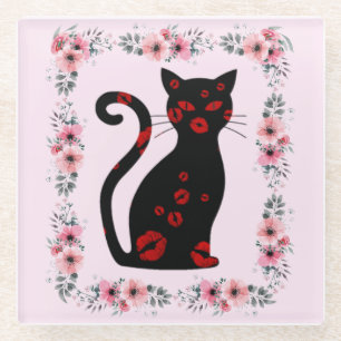 French:Bonne Soiree Glass Coaster