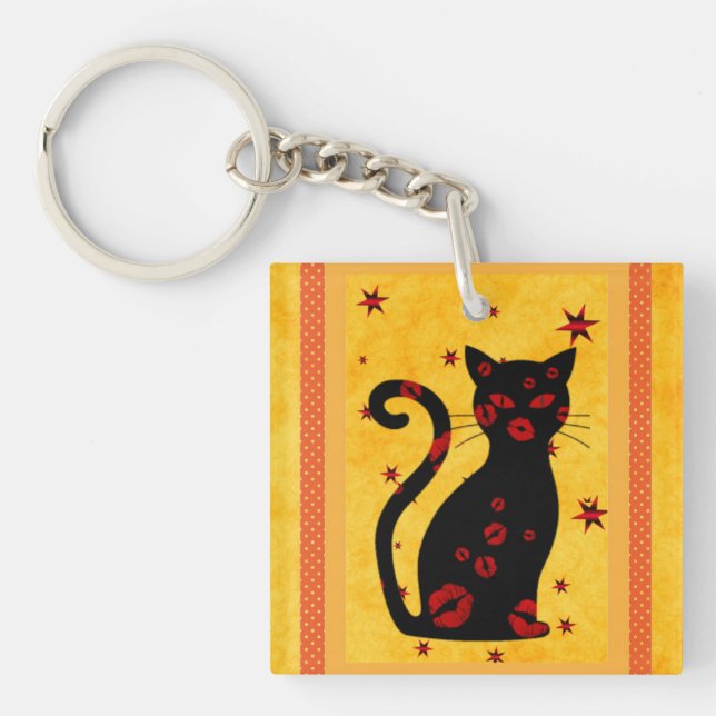 French:Bonne Soiree Keychain (Front)