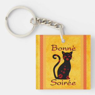 French:Bonne Soiree Keychain