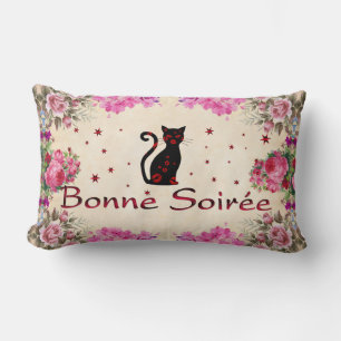 French:Bonne Soiree Lumbar Pillow