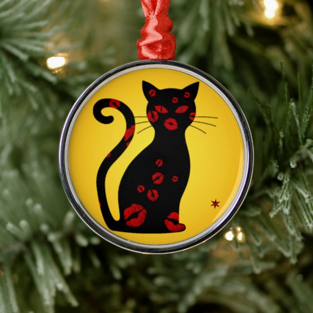 French:Bonne Soiree Metal Ornament (Tree)