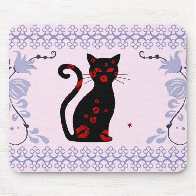 French:Bonne Soiree Mouse Pad (Front)