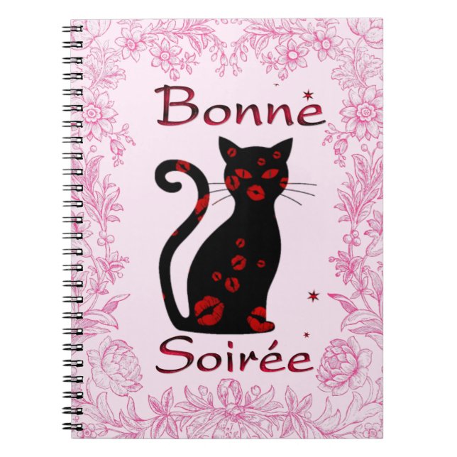 French:Bonne Soiree Notebook (Front)