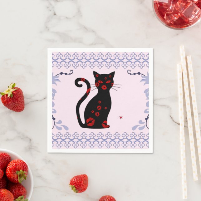 French:Bonne Soiree Paper Napkin (Insitu)