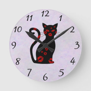 French:Bonne Soiree Round Clock