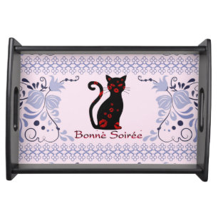 French:Bonne Soiree Serving Tray