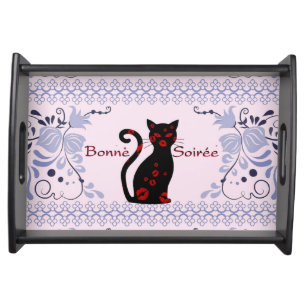 French:Bonne Soiree Serving Tray