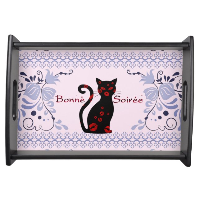 French:Bonne Soiree Serving Tray (Front)