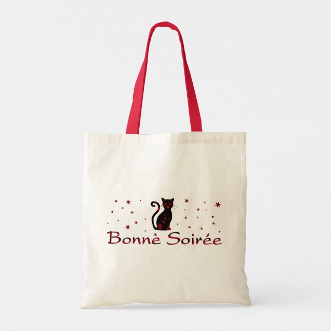 French:Bonne Soiree Tote Bag (Back)