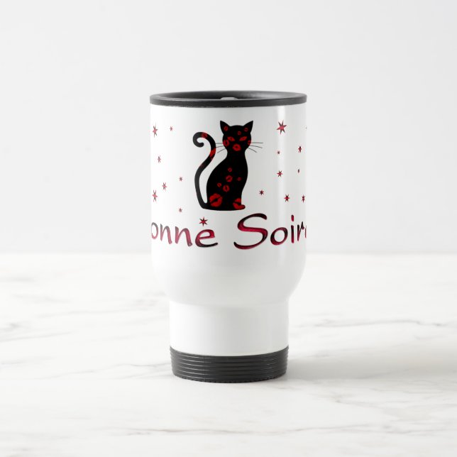 French:Bonne Soiree Travel Mug (Center)
