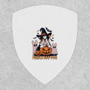 French Boo Dog Cute Frenchie Halloween Ghost Dog T Patch