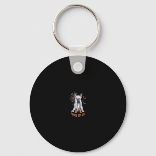 French Boo_Dog Funny French Bulldog Halloween Men  Keychain