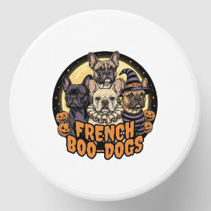 French Boo-Dogs Halloween French Bulldog Design_1 Mini Candle Favors