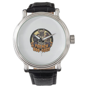 French Boo-Dogs Halloween French Bulldog Design_1 Watch