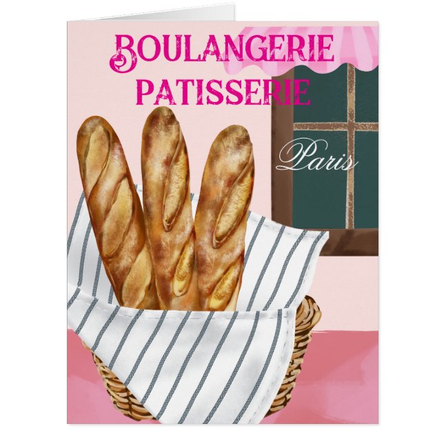 French Boulangerie Cards (Front)