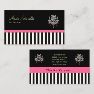 French Boutique Chandelier ~ Business Cards