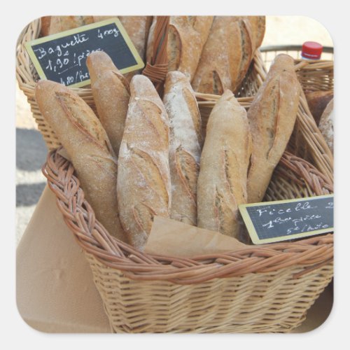 French bread by ProvenceProvence Square Sticker