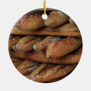 French bread Christmas ornament