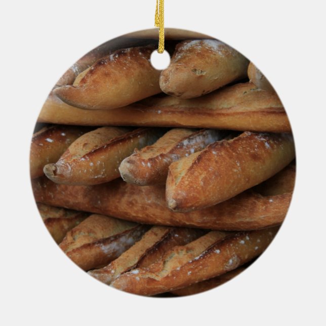 French bread Christmas ornament (Back)