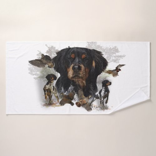 French Brittany  Art      Bath Towel Set