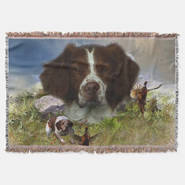 French Brittany , Art     Throw Blanket (Front)