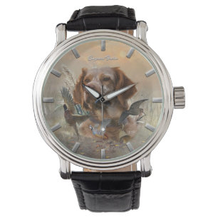 French Brittany, Bird Hunting Art Watch