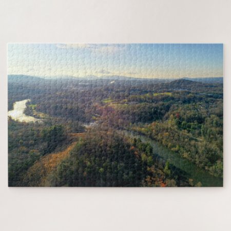 French Broad River, Asheville, North Carolina Jigsaw Puzzle